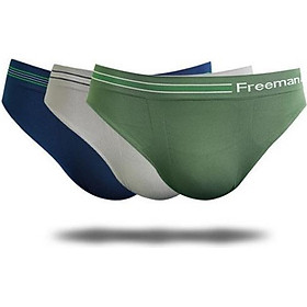 Combo 3 Quần lót nam FREEMAN 6051 - Quần dệt cao cấp - Co giãn 4 chiều