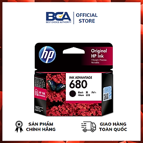 Mực in HP 680 Black Original Ink Advantage Cartridge (F6V27AA) - Hàng chính hãng