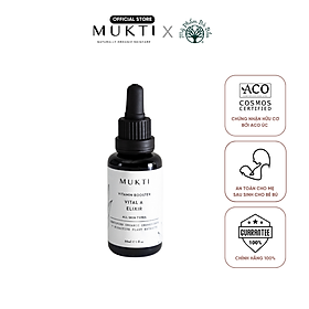 Tinh Chất Nước Thần Tăng Cường Vitamin A Làm Sáng Và Tái Tạo Da Mukti Vital A Elixir (30ml)