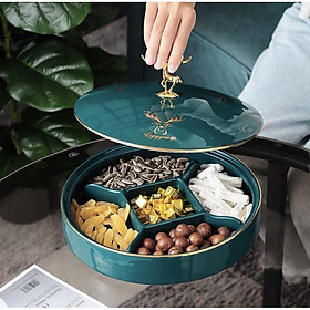 Mua Mứt sứ nắp tròn lục ngọc bảo hàng cao cấp