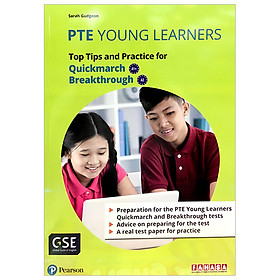 [Download Sách] PTE Young Learners Quickmarch & Breakthrough Vietnam