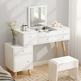 Mua Bộ bàn ghế trang điểm kèm tủ để đồ  bàn trang điểm BAH034