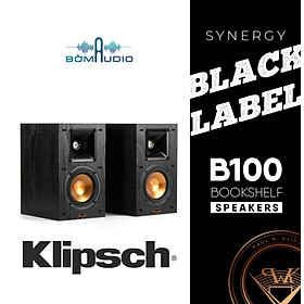 Mua KLIPSCH SYNERGY BLACK LABEL B-100 | Loa Bookshelf Mini Của Klipsch_Hoa Kỳ - Loa Treble 25mm Dome Aluminum _ Thiết kế Họng Kèn TractrixHorn 90°x90° Độc Đáo - Loa Mid/Bass 102mm Màng Cerametallic Mạ Copper Cổ Điển | Hàng Chính Hãng _ Mới 100%