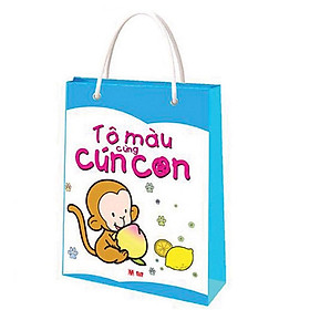 Bộ túi: Tô màu cùng cún con