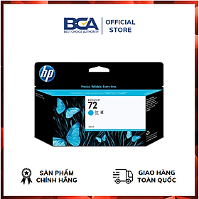 Mực In HP 72 Cyan Ink Cartridge (C9371A) 130ml - Hàng Chính Hãng