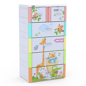 Mua Tủ nhựa Tabi L cỡ to nhất 5 tầng 6 ngăn NHIỀU MẪU( nguyên thùng chưa lắp  rất gọn nhỏ)