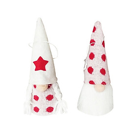 1 Pair Christmas Decorations Angel Knit Doll Christmas Tree Decoration For Home Christmas Gift Enfeites De Natal Addobbi Natale