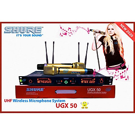 Mua CTY MẠNH TIẾN MICRO karaoke UGX 50 không dây New 2020 Board đỏ  4 anten hàng loại 1 cao cấp 5.0(Bảo Hành 12 Tháng)