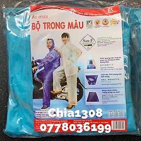 Áo mưa bộ trong suốt Rando (sỉ ib)