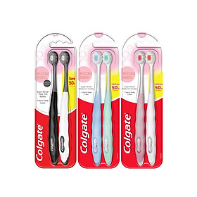 Combo 6 bàn chải đánh răng Colgate Cushion Clean công nghệ tạo bọt kem siêu mịn