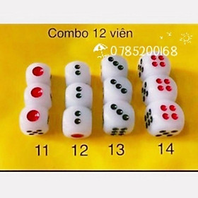 COMBO 12 VIÊN XÍ NGẦU CAO CẤP 11 12 13 14LY MỖI LỌAI 3 VIÊN