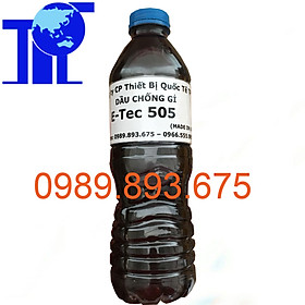 Mua Dầu Chống Rỉ Sét cho kim loại  E-Tec 505 - Made in USA . Dầu chống rỉ sét bảo vệ kim loại trong điều kiện lưu kho dưới mái che. Chai 500 ml