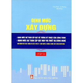 Sách Định Mức Xây Dựng - Tập 2