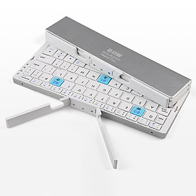 Bàn Phím Bluetooth Gấp Gọn Kèm Kẹp Điện Thoại Tiện Lợi BOW HB088