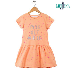 Đầm Bé Gái Tay Ngắn Ngôi Sao 100% COTTON 14-38 kg MEEJENA - 1890