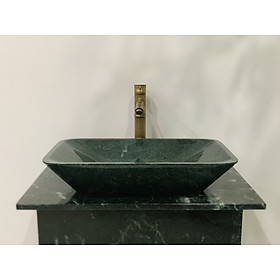 Mua CHẬU LAVABO ĐÁ TỰ NHIÊN MÀU XANH ẤN ĐỘ BST60