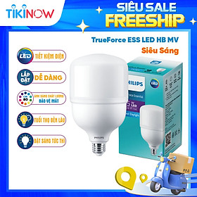 Bóng đèn Philips TrueForce Essential LED HB MV E27 - Ánh sáng Trắng, Hiệu suất chiếu sáng cao, Tiết kiệm điện, Chất lượng ánh sáng hoàn hảo - Hàng Chính Hãng - 25W