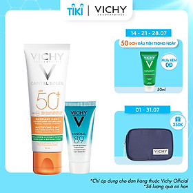 Bộ Kem Chống Nắng Chống Ô Nhiễm, Bụi Mịn Và Căng Mượt Da VICHY Capital Soleil Mattifying