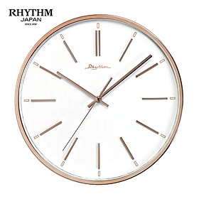 Mua Đồng hồ treo tường Nhật Bản Rhythm CMG437NR13  Kích thước 30.0 x 4.2cm  700g  Vỏ nhựa cao cấp  dùng PIN