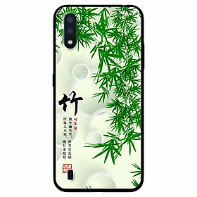 Ốp lưng dành cho Samsung A01 mẫu Thư Pháp Lá Tre