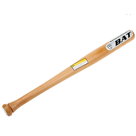 Gậy bóng chày bằng gỗ đặc chiều dài gậy 25 inches (63.5cm) phù hợp sử dụng trong tập luyện và thi đấu môn bóng chày