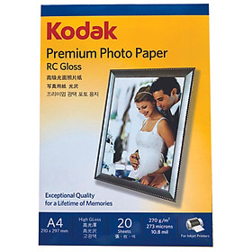 Mua Giấy in ảnh Kodak RC A4 chính hãng - Định lượng 270gsm