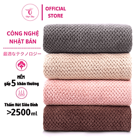 Mua Khăn tắm lớn  khăn tắm Việt Thư sợi microfiber cao cấp công nghệ Nhật  siêu thấm nước  siêu mềm  không chất huỳnh quang - Hàng Chính Hãng