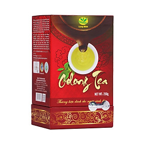 Trà Ô long Kim Tuyên Long Đỉnh (Hộp vuông đỏ 250 gram)
