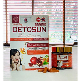 Viên Uống Giảm Nám Trắng Da Chống Nắng DETOSUN(Hộp 30 viên)