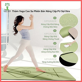 Thảm sơ dừa Yoga chống trơn trượt, giúp bạn tập Yoga một cách an toàn và dễ dàng hơn