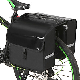 Hình ảnh sách Túi đựng hàng 28L dành cho yên xe đạp bằng polyester và ớp vỏ PVC chống nước tuyệt vời.