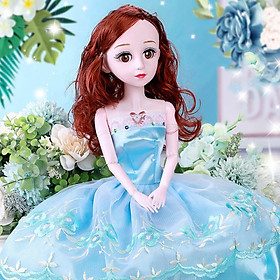 Búp bê barbie 60 cm công chúa đầm xanh Zoe 092