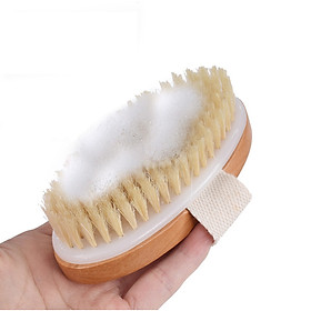 Mua Bàn chải tắm lông heo tự nhiên XM24 bản to