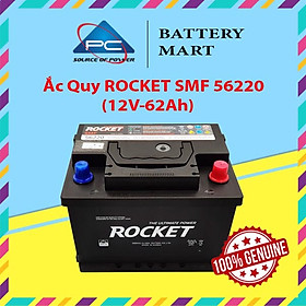 Bình Ắc Quy 12V-62Ah, Ắc Quy ROCKET SMF 56220