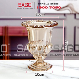 Mua Bình Hoa Thủy Tinh Phật Thủ Cao cấp | Tùy Chọn Size   Màu Sắc