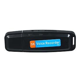 Mini Portable USB Voice Recorder Rechargeable U-Disk Recorder One-Button Recording Storage Support 1-32G TF Card for