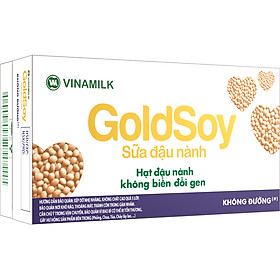 Thùng 12 Hộp Sữa Đậu Nành Không Đường Goldsoy (1L)