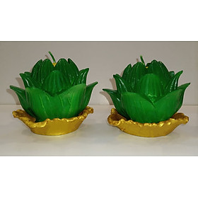 Mua ĐÔI NẾN HOA SEN ĐỐT 20 GIỜ ĐK 11CM