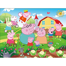 Xếp Tranh Gỗ Rèn Tư Duy Chủ Đề Heo Peppa