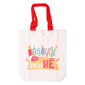 Túi Xách Quai Dù - Bảy Bước Mùa Hè - Tặng Kèm Bộ 4 Cái Huy Hiệu (Mẫu Ngẫu Nhiên)