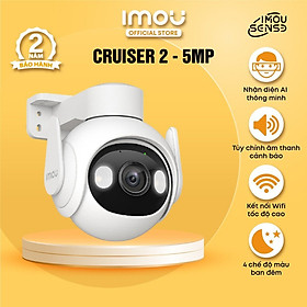 Mua Camera Wifi ngoài trời Imou Cruiser 2 (5MP) I IPC-GS7EP-5M0WE I Đàm thoại 2 chiều I Phát hiện chuyển động I IP66 | Hàng chính hãng