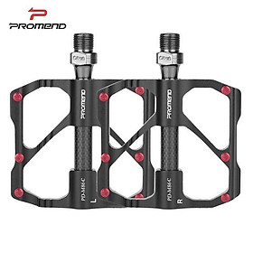 Mua Pedal PROMEND PD- R87c/M86c Dành Cho Road  MTB Bàn Đạp Sợi Carbon   3 Vòng Bi   Chống Trượt Siêu Nhẹ