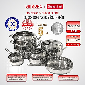Bộ Nồi 5 Lớp Cao Cấp Shimono Lux-Pot MK-3A