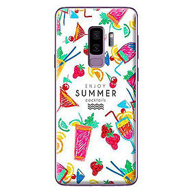 Ốp Lưng Dành Cho Samsung Galaxy S9 Plus - Mẫu Họa Tiết Summer Cocktails
