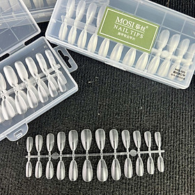 Hộp 240 Móng Up Tay Form Bầu Tròn MOSI MBS803 Siêu Mỏng Dẻo Làm Nail Thông Dụng Đủ Size Dễ Úp Tệp Móng Chuẩn Form Siêu Đẹp