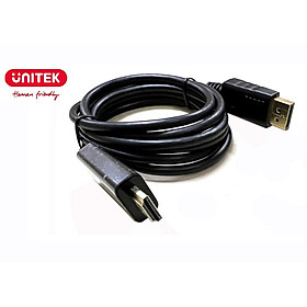 CÁP DISPLAYPORT -> HDMI 1.8M V607ABK UNITEK - HÀNG CHÍNH HÃNG