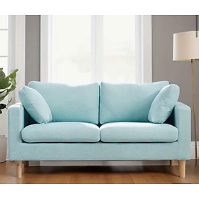 Sofa Tundo Contemporary Japanese-Inspired Sofa with Storage - 2-Seater, Removable & Washable Cover, Hardwood Frame for Living Room