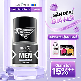 Lăn Ngăn Mùi For Men M.pros 50ml Khô Thoáng Suốt Ngày Dài