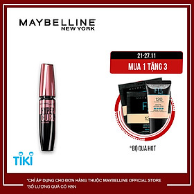 Mascara Dài Mi và Cong Mi Maybelline New York Hyper Curl Waterproof Chuốt Mi Đen Không Lem Không Trôi 9.2ml