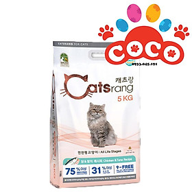 (Mẫu mới) Thức ăn hạt cho mèo CATSRANG Hàn Quốc - Túi 5kg
